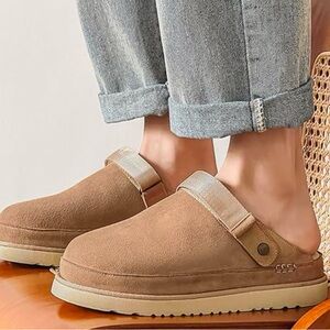 BRAND NEW  clog suede shoe mule
